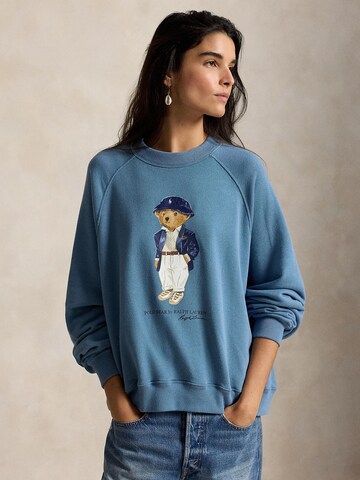 Bluză de molton 'ISLAND FLC' de la Polo Ralph Lauren pe albastru: față