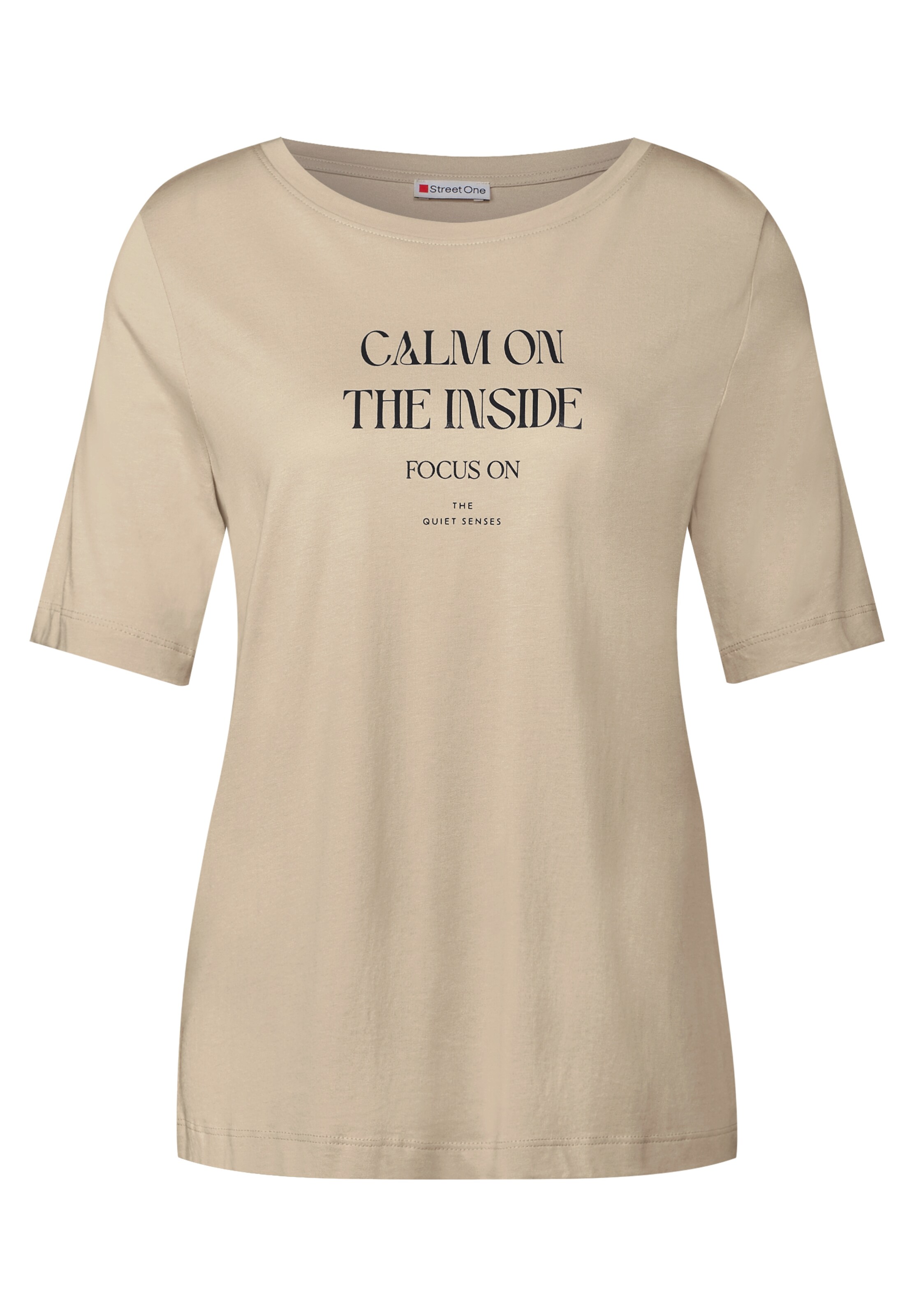 STREET ONE Shirt in Beige: front