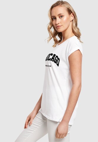 Merchcode T-Shirt 'Chicago' in Weiß
