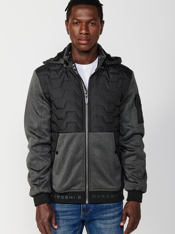 KOROSHI Between-Season Jacket in Grey