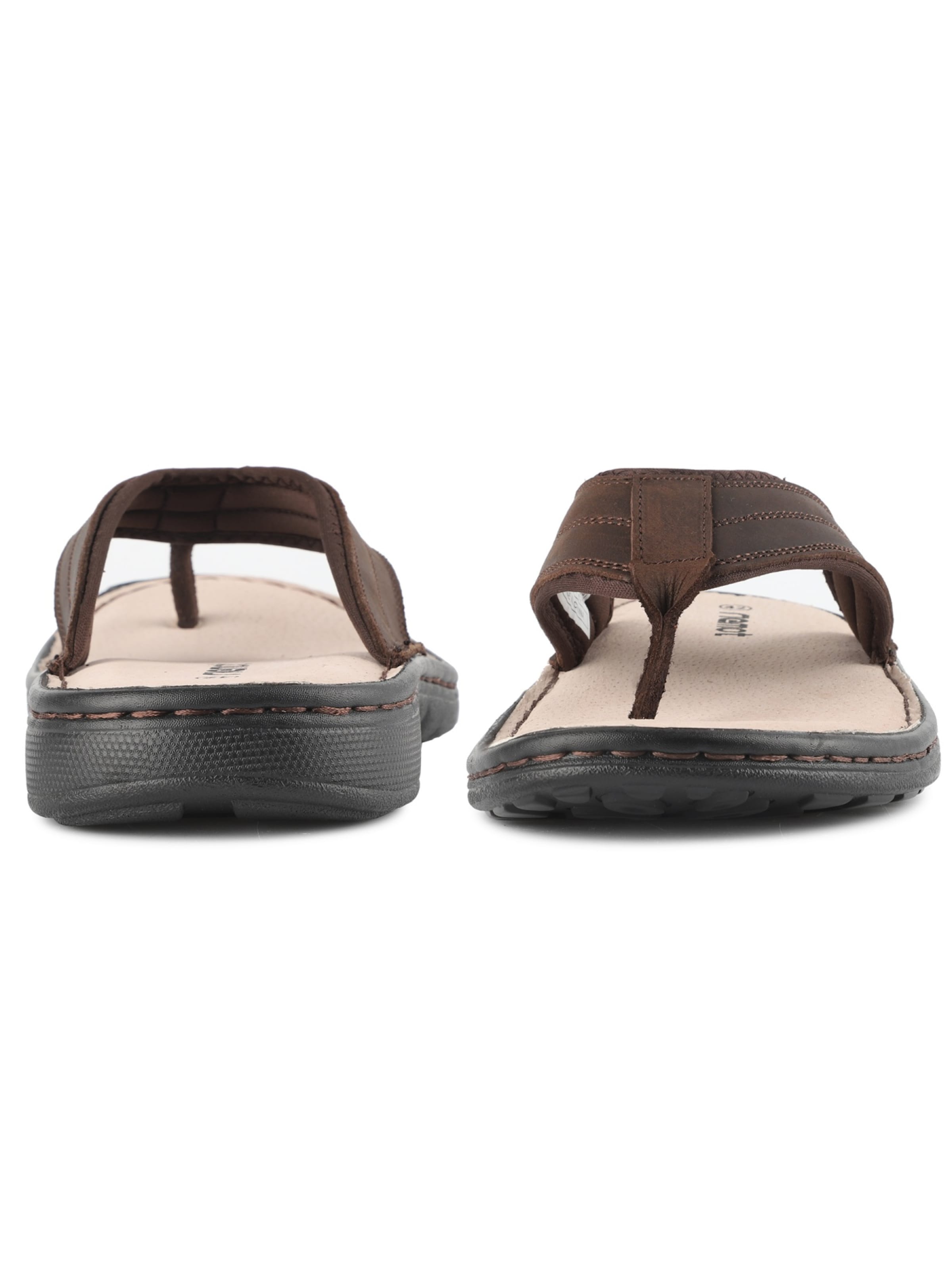 riemot T-Bar Sandals in Brown