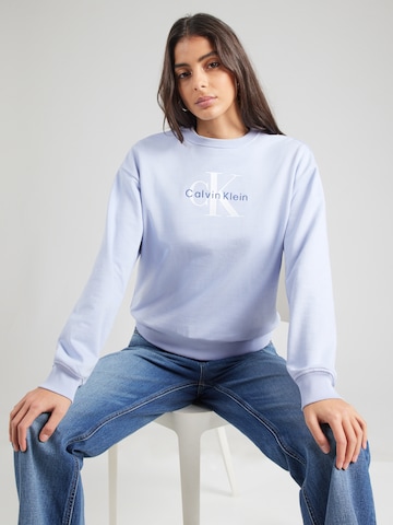 Calvin Klein Jeans Свитшот в Лиловый: спереди