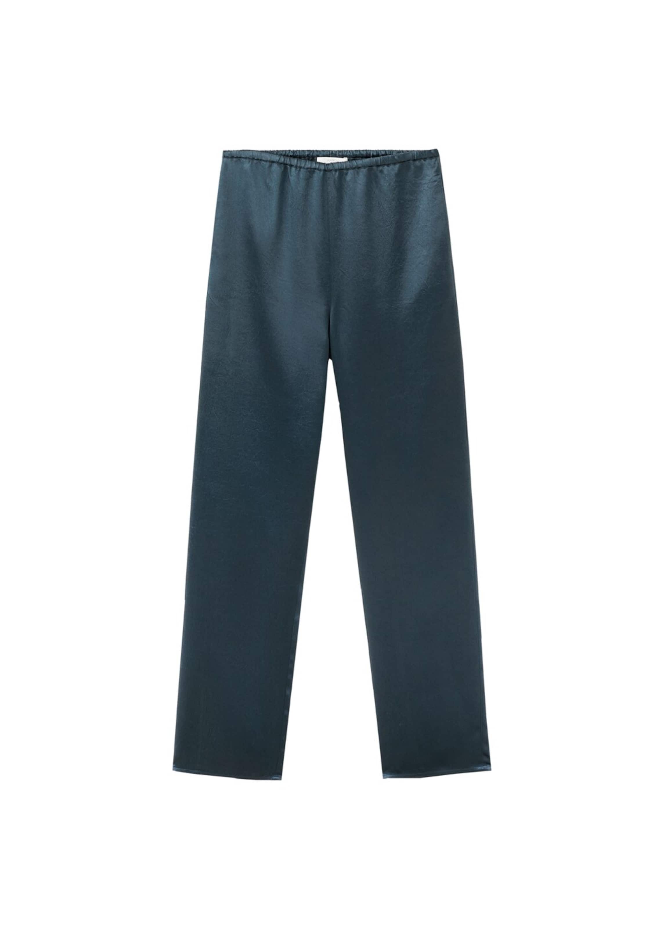MANGO Pyjamahose 'Oli' in Blau: Vorderseite