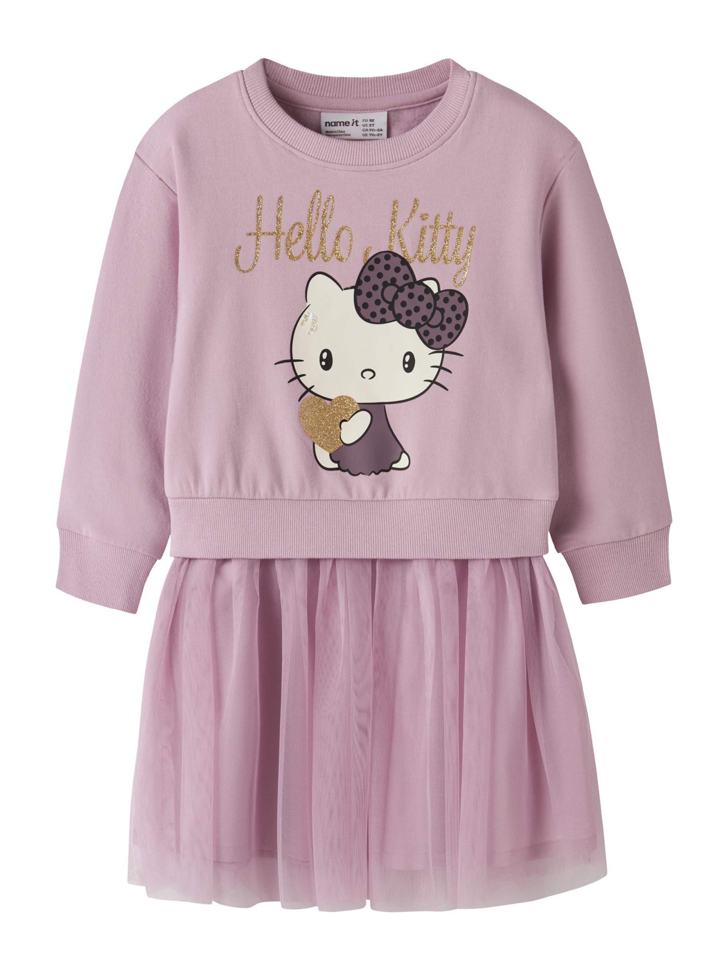 Robe &#x27;NMFOBANA HELLOK&#x27; NAME IT en violet : devant