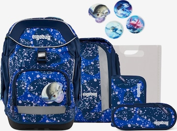 ergobag Backpack 'Schulranzen-Set pack Set' in Blue: front