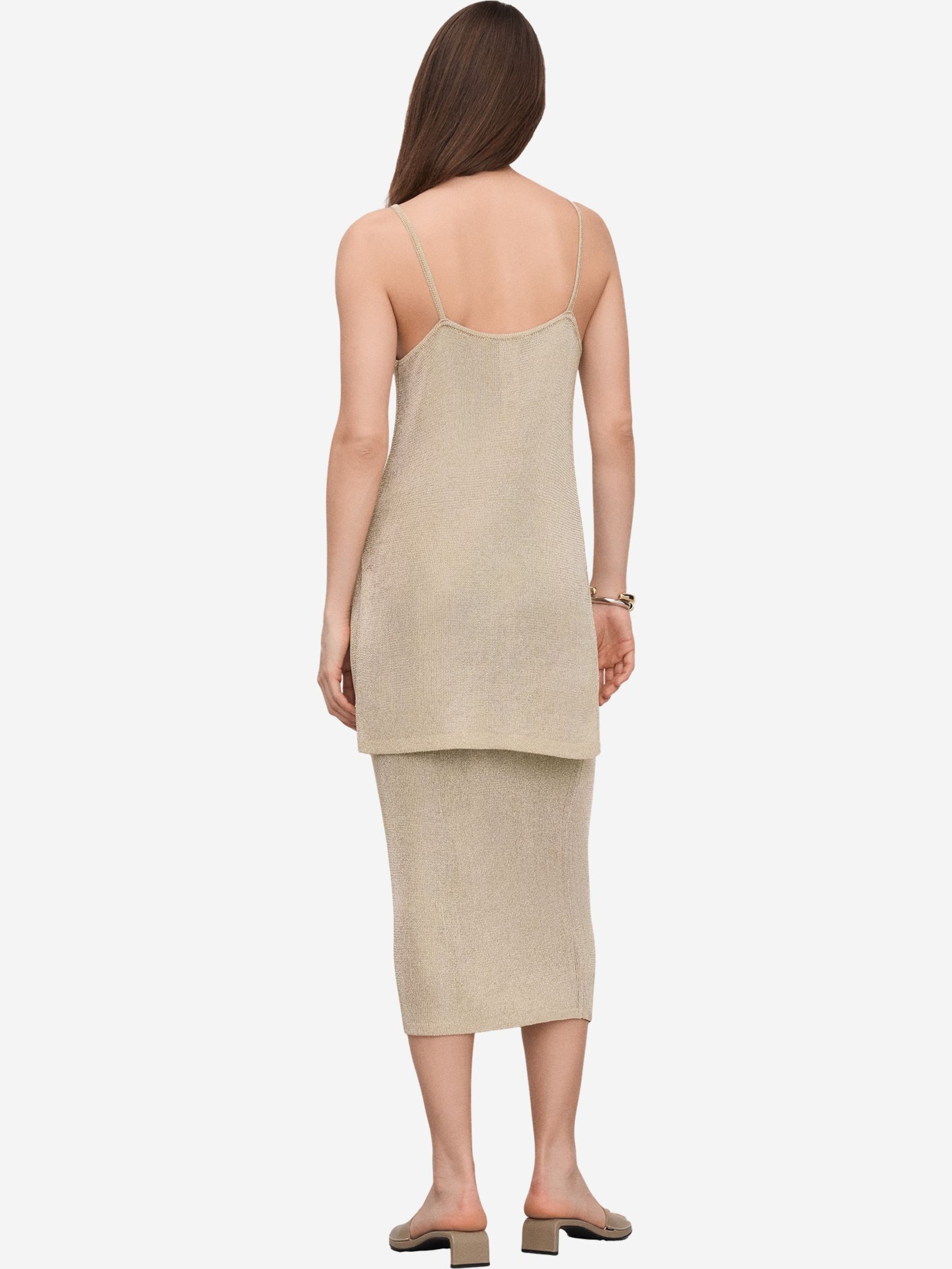 Adolfo Dominguez Φούστα σε χρυσό