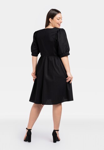 Robe de cocktail 'ZENOBIA' Karko en noir