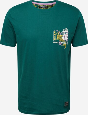 BRAVE SOUL T-shirt i grön: framsida