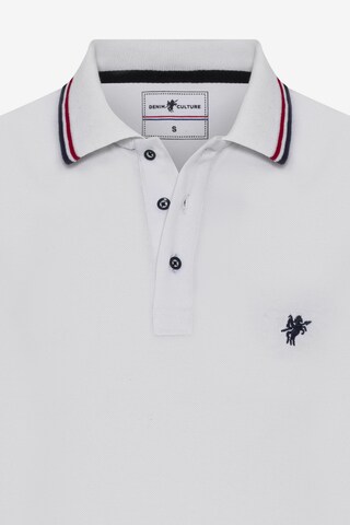 DENIM CULTURE Тениска 'Brenton' в бяло