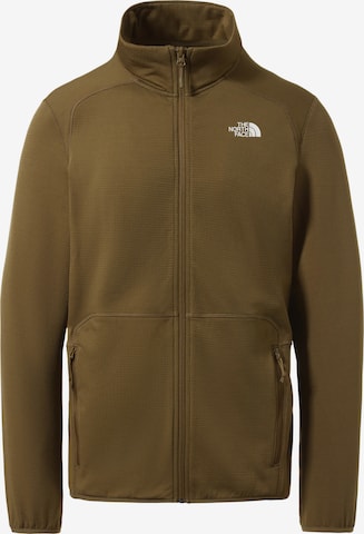 THE NORTH FACE Athletic Fleece Jacket 'Quest' in Green: front