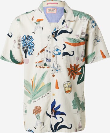 Regular fit Camicia 'Hawaii' di SCOTCH & SODA in bianco: frontale