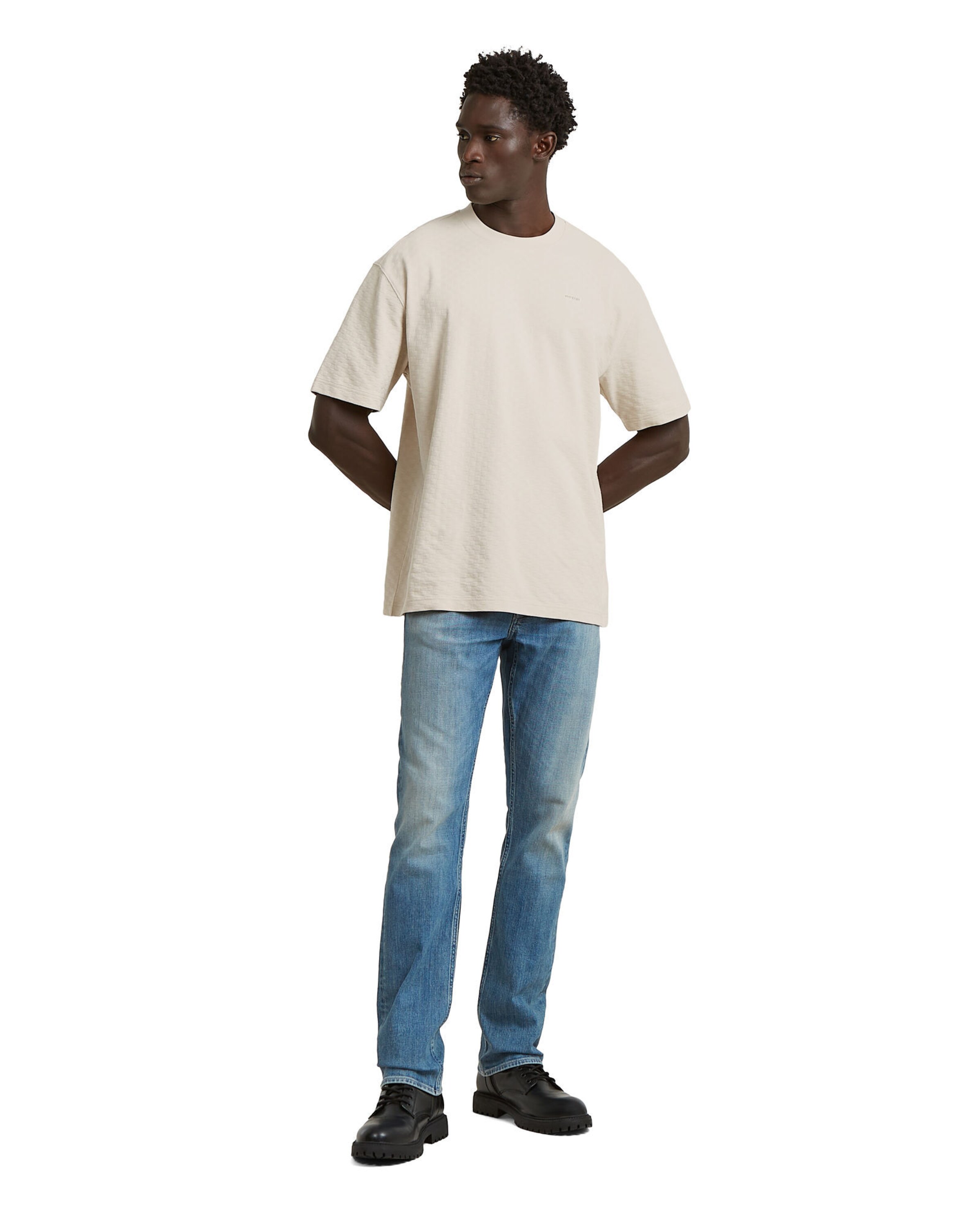 G-STAR Shirt 'Structured Relaxed Base' in White