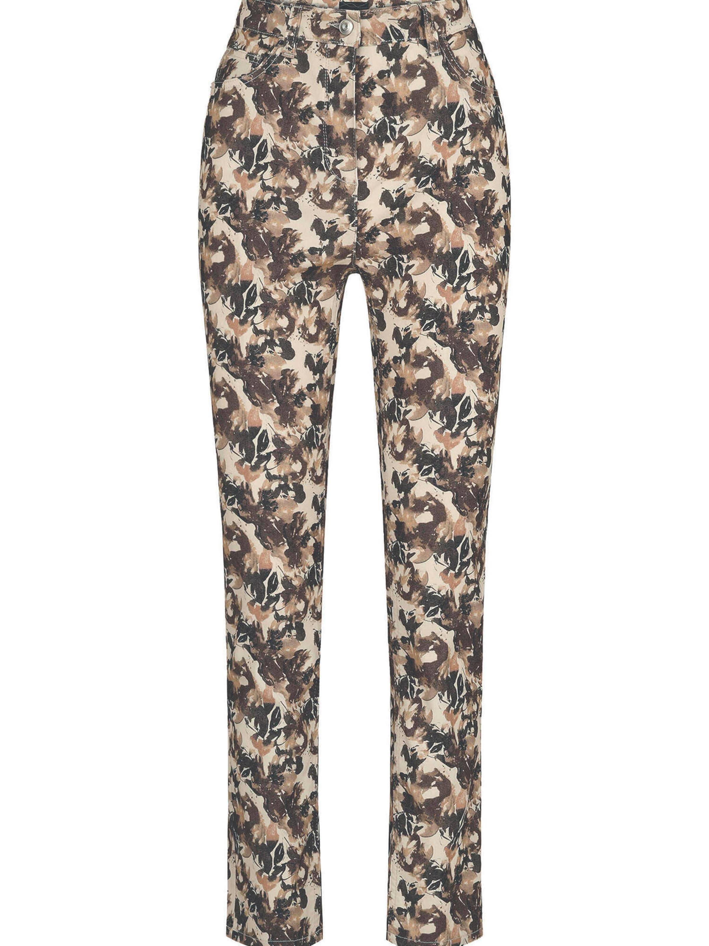 Coupe slim Pantalon 'Louisa' Goldner en beige