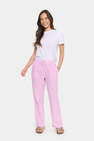 SAINT TROPEZ Loosefit Broek 'Miko' in Roze