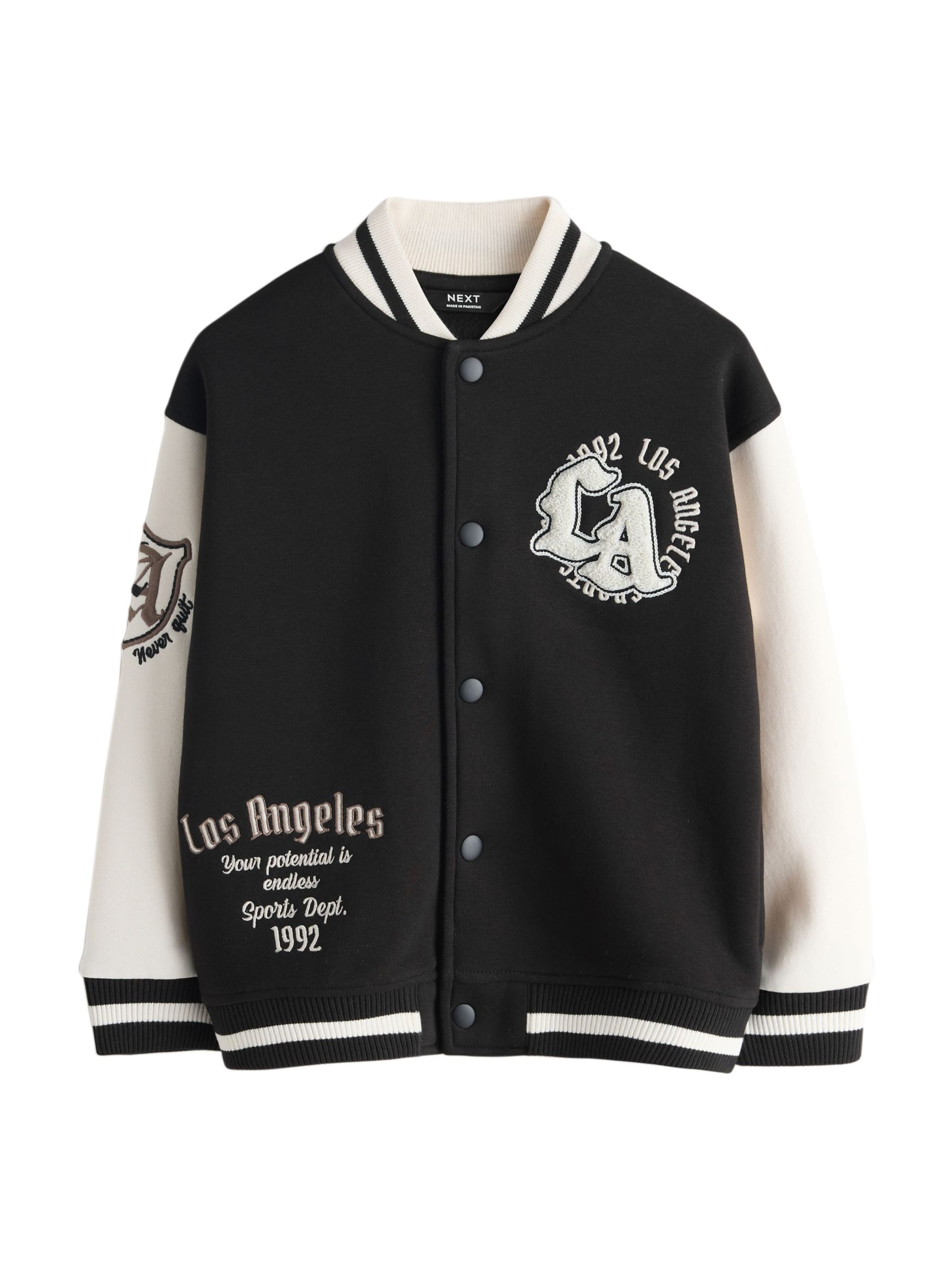 Next Between-season jacket in Black: front