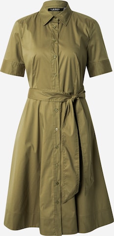 Lauren Ralph Lauren Платье-рубашка 'FINNBARR' в Зеленый: спереди