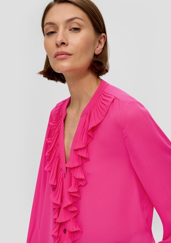 s.Oliver BLACK LABEL Bluse in Pink