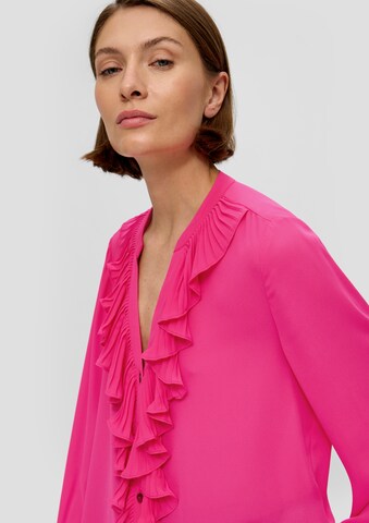 Camicia da donna di s.Oliver BLACK LABEL in rosa