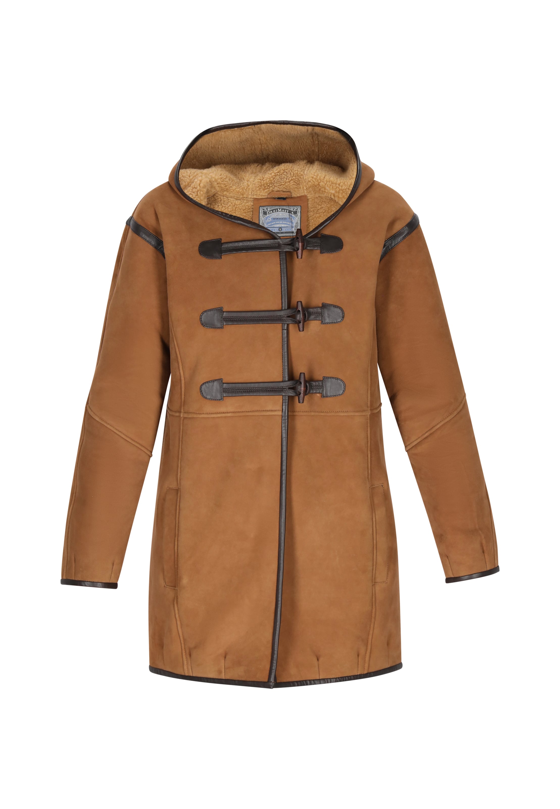 DreiMaster Vintage Kevad-sügismantel, värv pruun: eest vaates