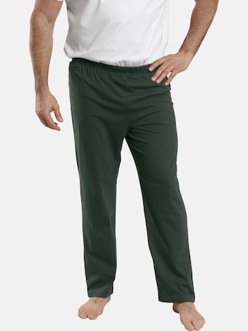 Charles Colby Pajama Pants in Green: front