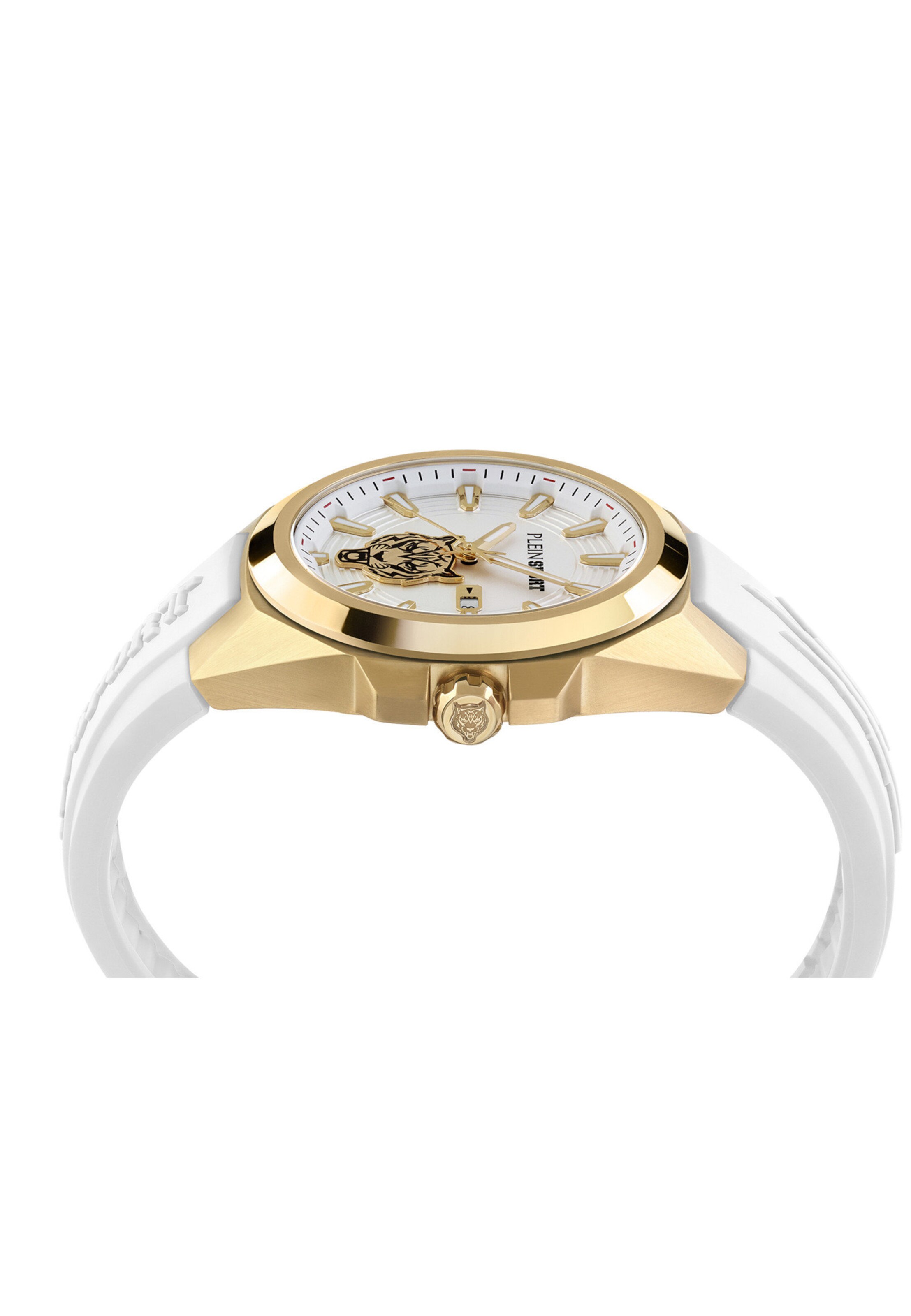 Plein Sport Analogt ur 'TIGERMASTER' i hvid