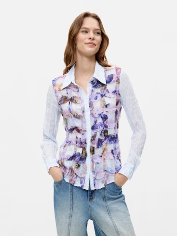 Camicia da donna di Desigual in blu: frontale