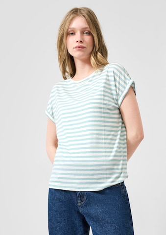 T-shirt QS en bleu : devant