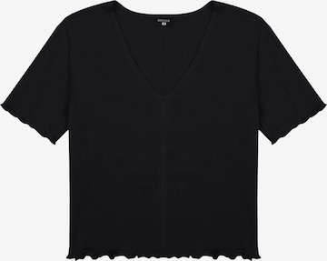 T-shirt BASSIGUE en noir : devant