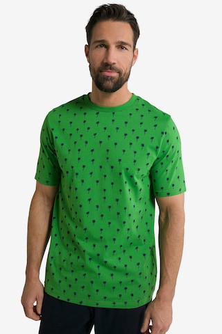 JP1880 Short Pajamas in Green: front