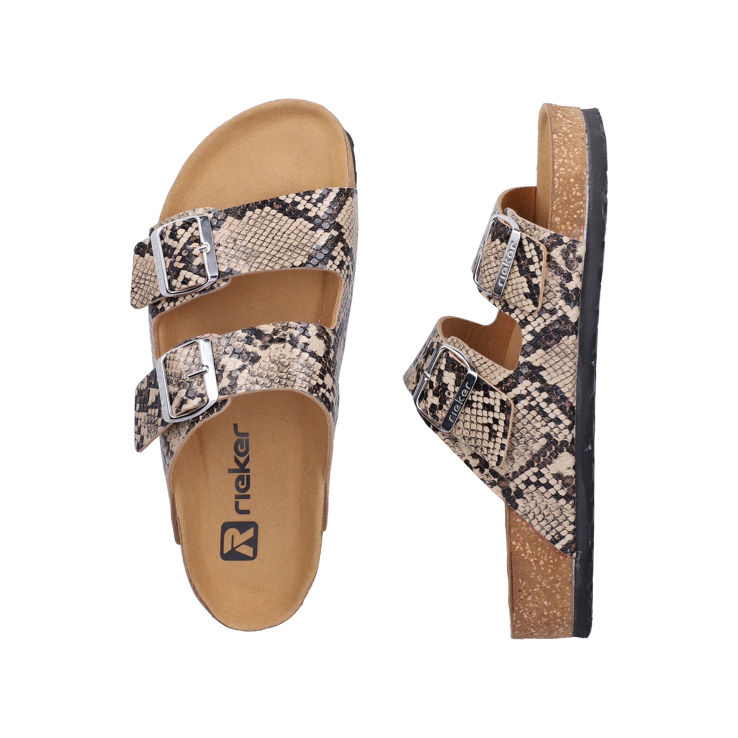 Mule Rieker en beige