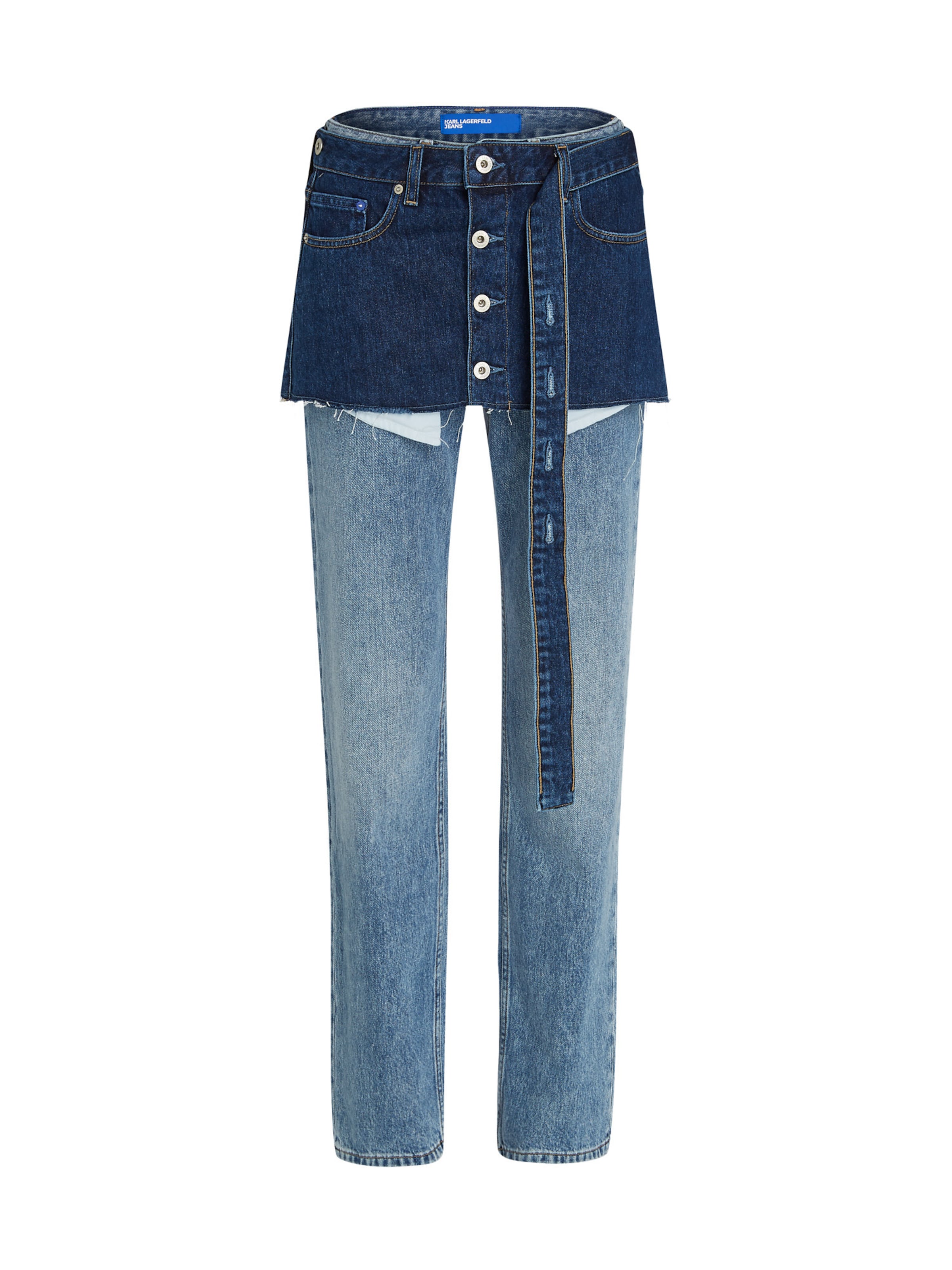 KARL LAGERFELD JEANS Regular Jeans in Blau: Vorderseite
