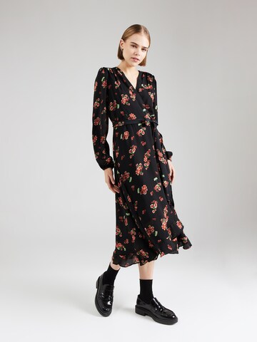 Robe Wallis en noir : devant