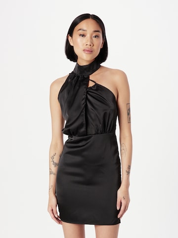 Misspap Dress in Black: front