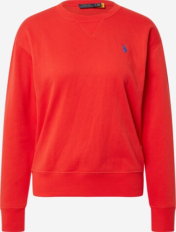 Sweat-shirt Polo Ralph Lauren en rose : devant