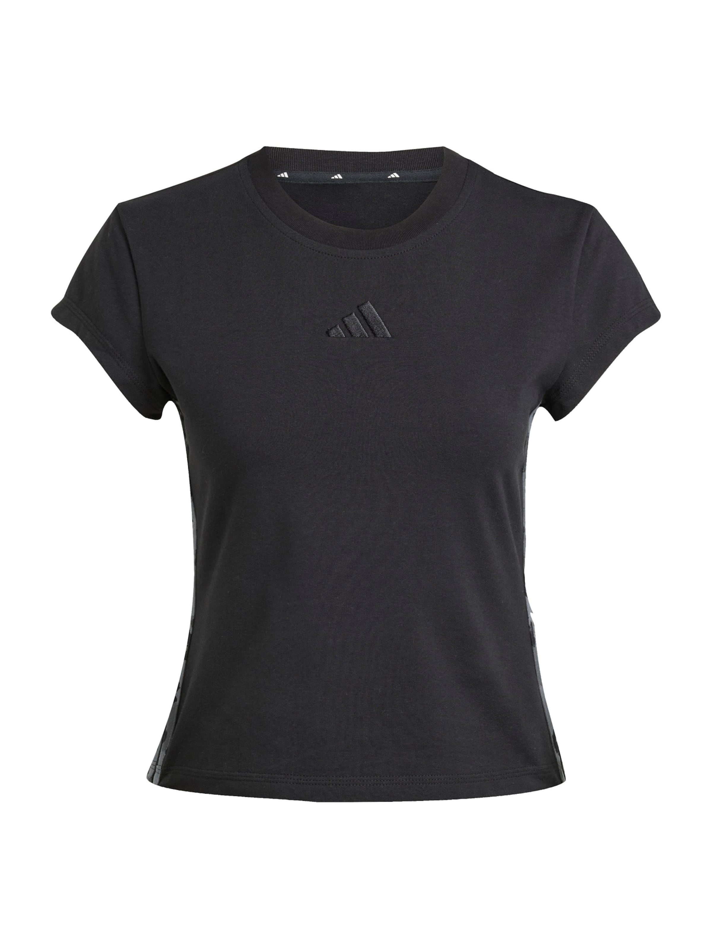 melns ADIDAS SPORTSWEAR Sporta krekls: no priekšpuses