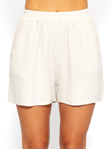 SASSYCLASSY Loose fit Pants in Beige
