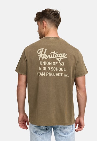 INDICODE JEANS Shirt 'INHeritage' in Beige