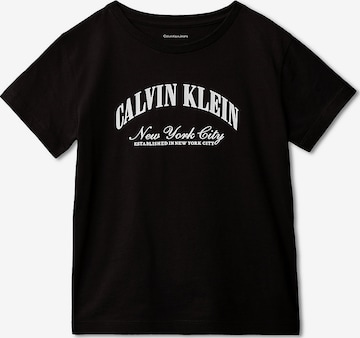 T-Shirt Calvin Klein Jeans en noir : devant