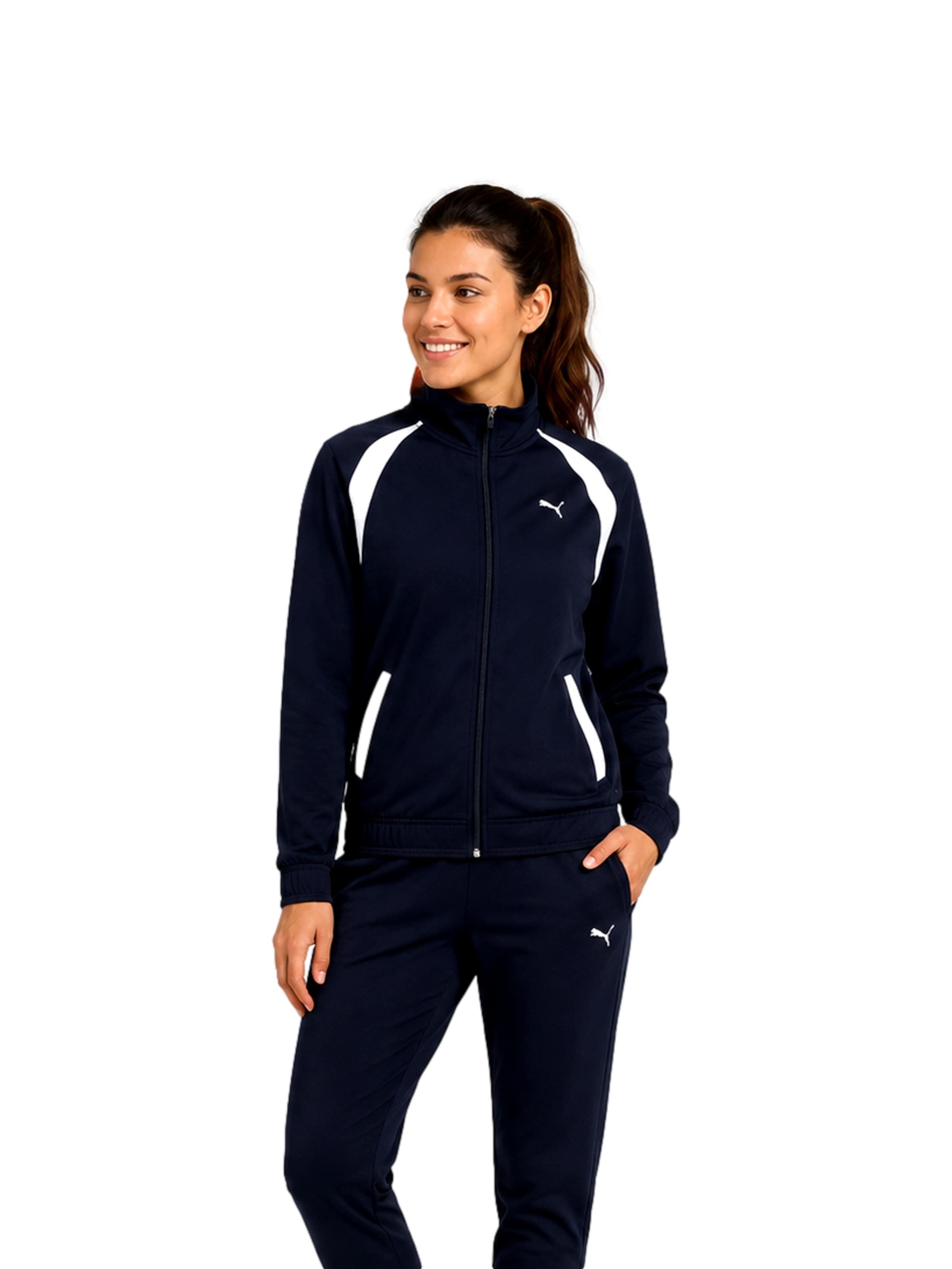PUMA - Fato de jogging em azul: frente