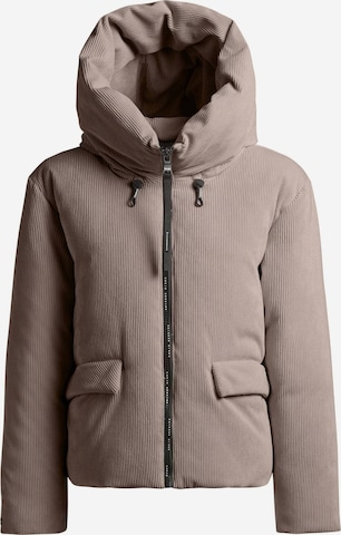 khujo Winterjas 'Zosia' in Beige: voorkant