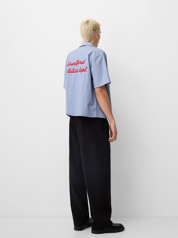 Coupe regular Chemise Bershka en bleu