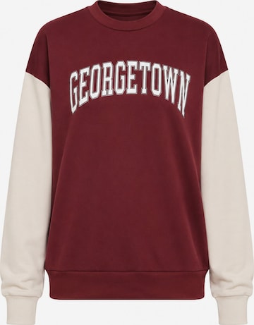 Worldclassca Sweatshirt 'Damen Sweatshirt "Georgetown"' in Rot: Vorderseite