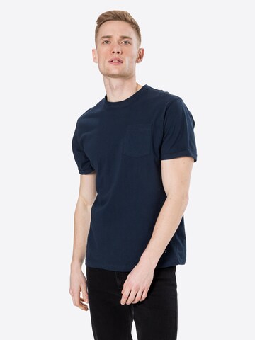 T-Shirt 'Nasir' BLEND en bleu : devant