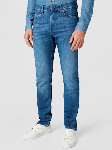 BOSS Black Jeans 'Delaware' i blå: forside