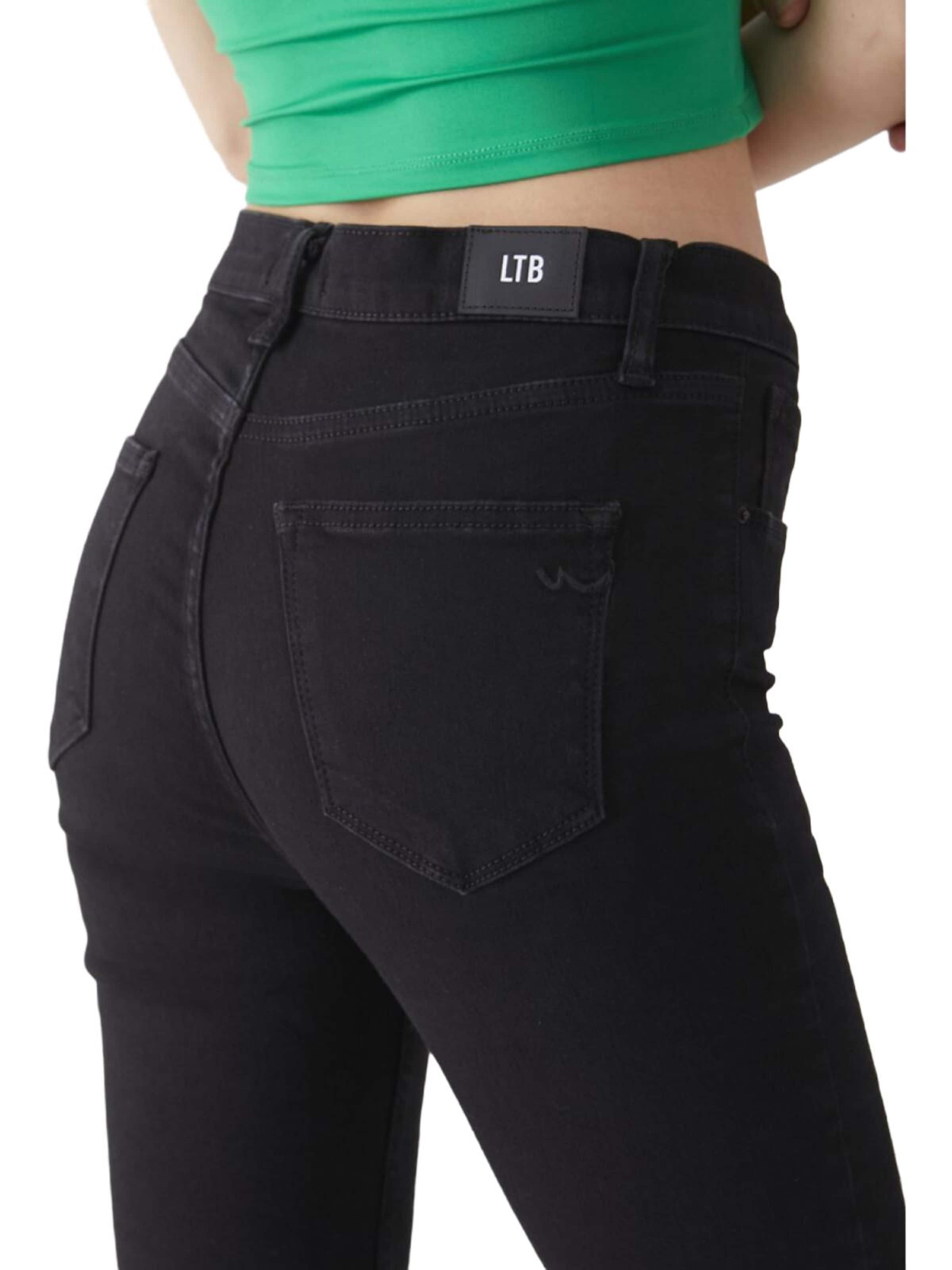 LTB Jeans Skinny Jeans 'LTB Jeans Amy X Mid Waist Jeans Mid Indigo Hose' in Grey