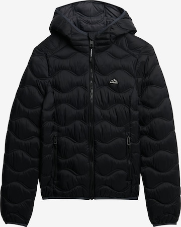 Superdry Tussenjas 'Fuji' in Zwart: voorkant