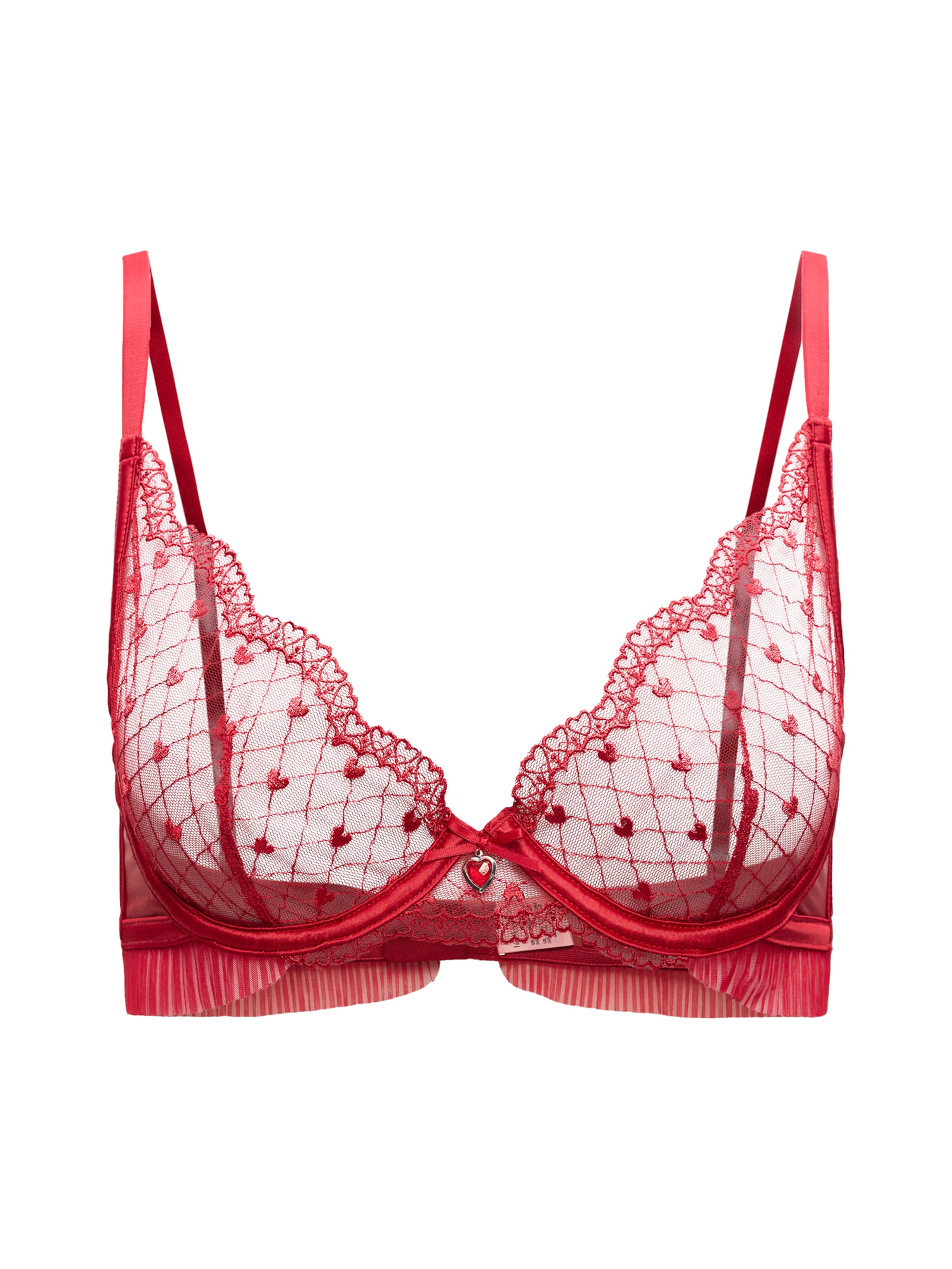 Hunkemöller T-shirt Bra 'Cordelie' in Red: front