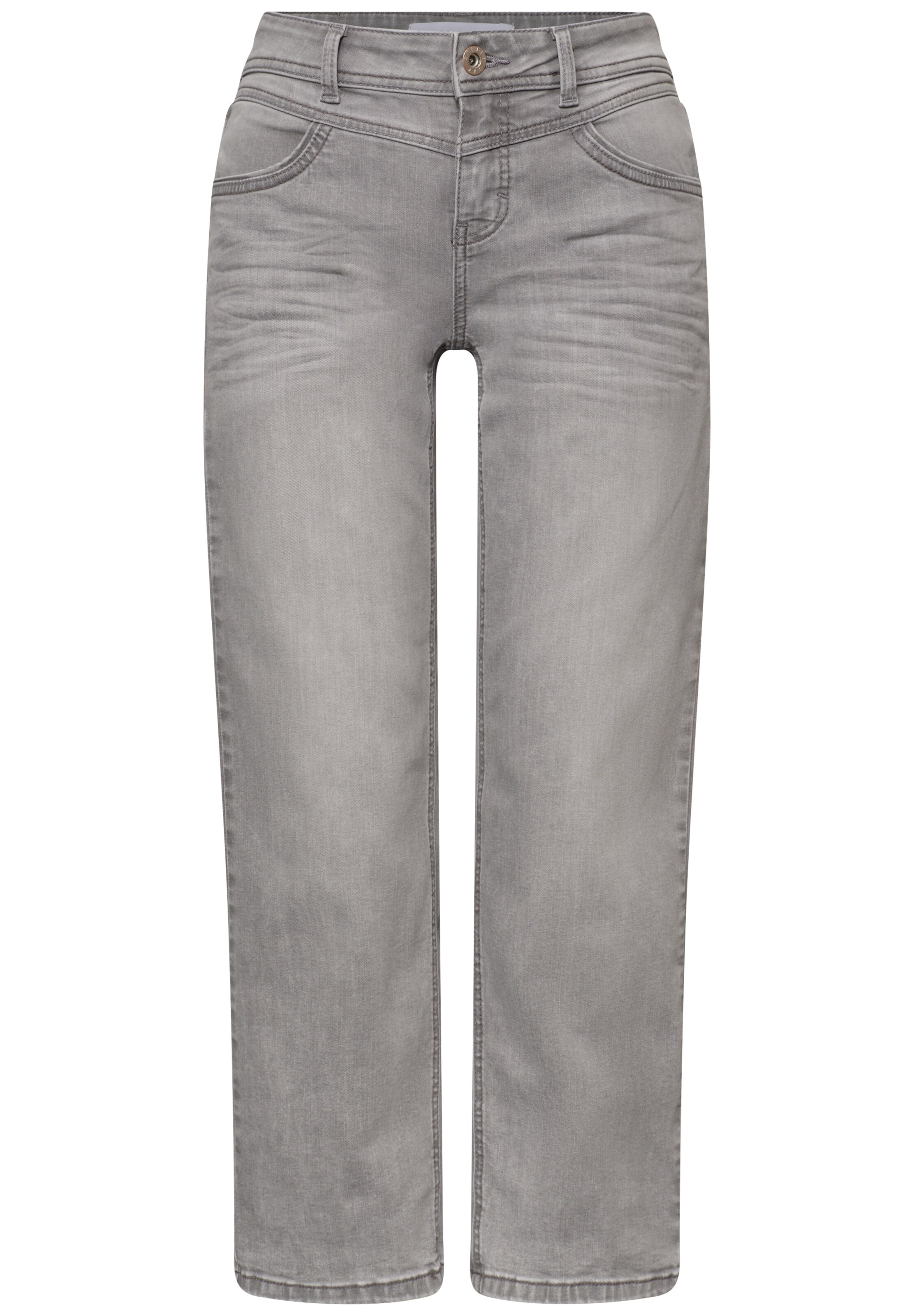 STREET ONE Regular Jeans in Grau: Vorderseite