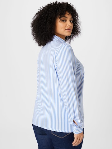 ABOUT YOU Curvy Bluse 'Nadia' in Blau