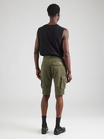 INDICODE tavaline Klapptaskutega püksid 'Monroe', värv roheline: tagant vaates